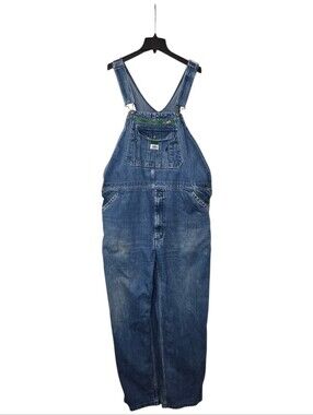 Vintage Liberty Classic Denim Overalls Light Wash Workwear Carpenter 90s Y2K